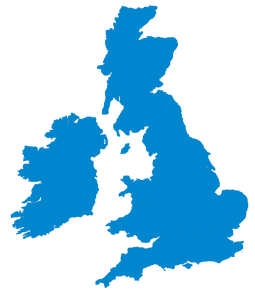 UK and Ireland map icon