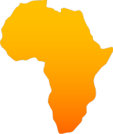 Africa map icon