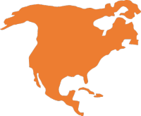 North america map icon