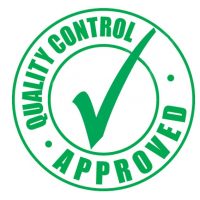 OTT big green tick quality control approved icon